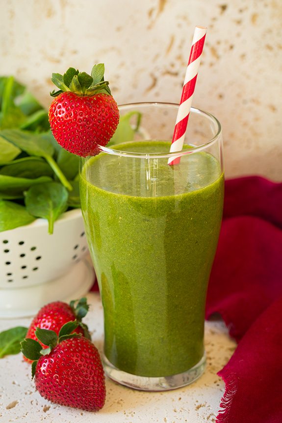 smoothie ze szpinakiem